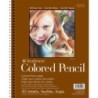 Strathmore 400 Series Color Pencil Pad, Wire Binding, 30 Sheet, 9x12 inch, 1 Count
