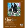 Strathmore 400 Series Marker Pad, Glue Binding, 24 Sheet, 9x12 inch, 1 Count