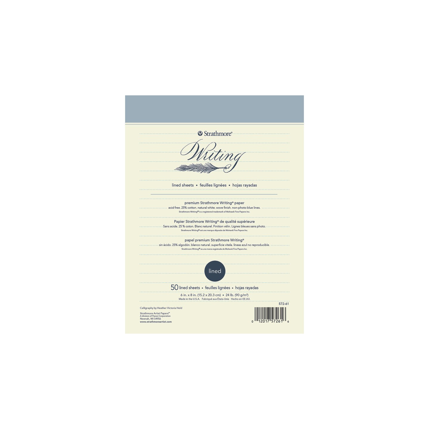 Strathmore 500 Series Writing Paper Pad, 50 Sheet, 6x8 inch, 1 Count