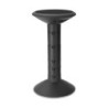 Storex Wiggle stool, 12 to 24-inch, Black