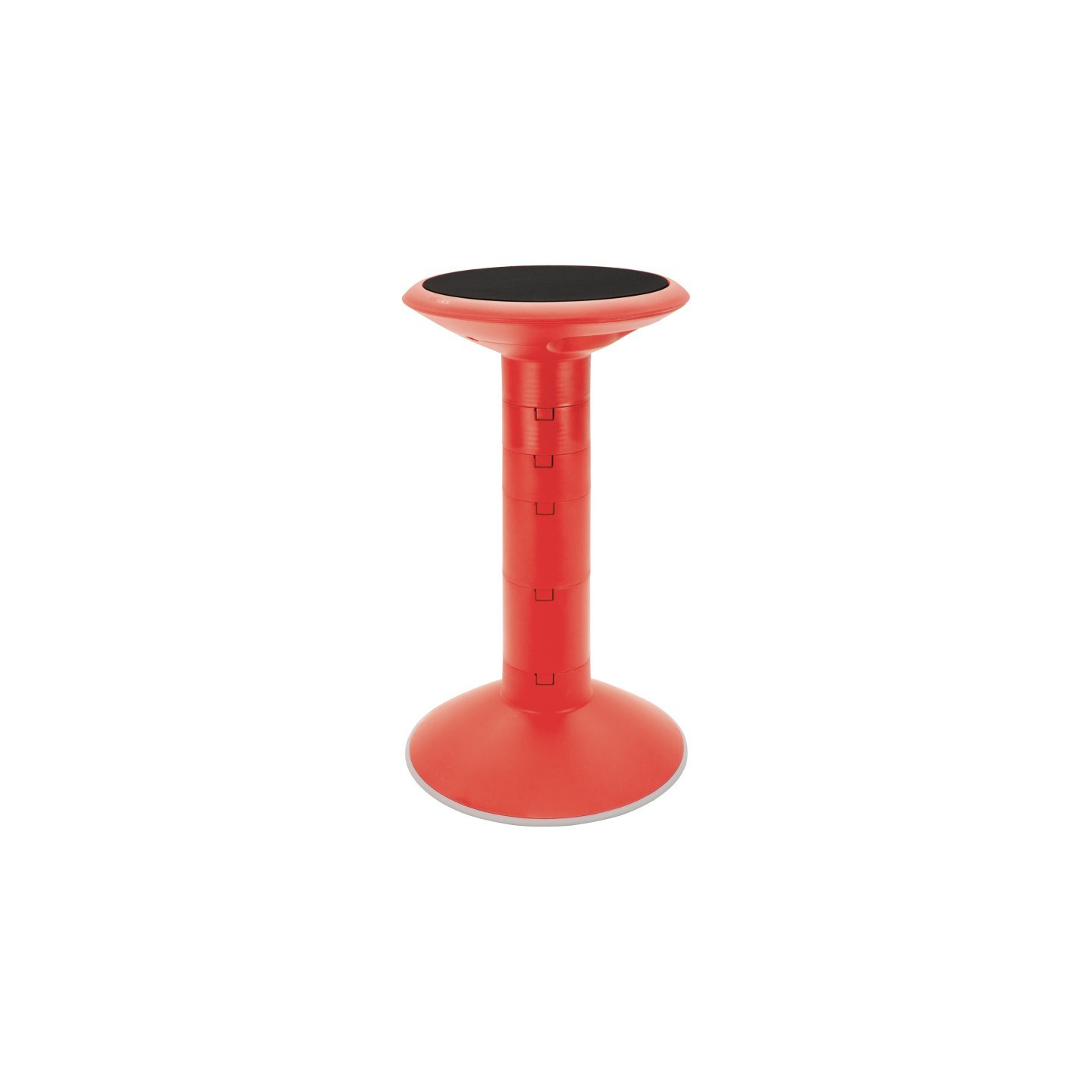 Storex Wiggle stool, 12 to 24-inch, Red