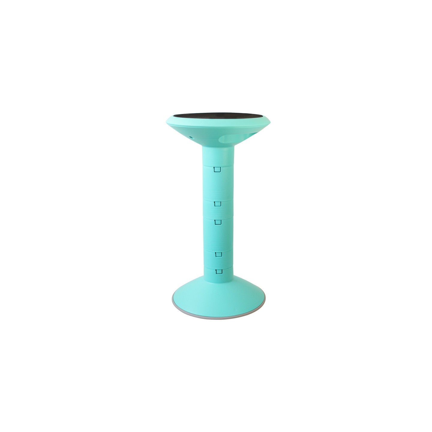 Storex Wiggle stool, 12 to 24-inch, Teal
