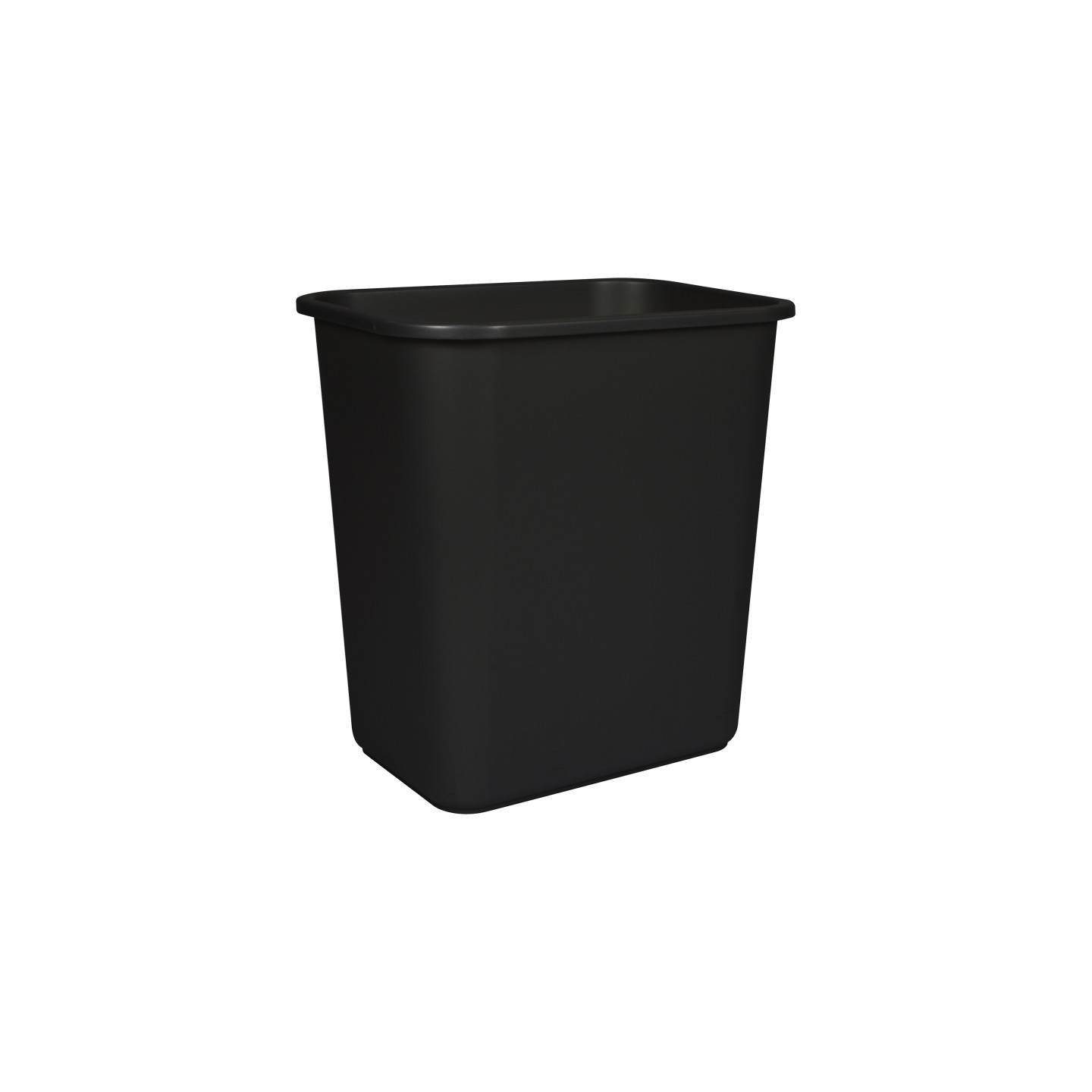 Storex 7 Gallon Waste Basket, Black