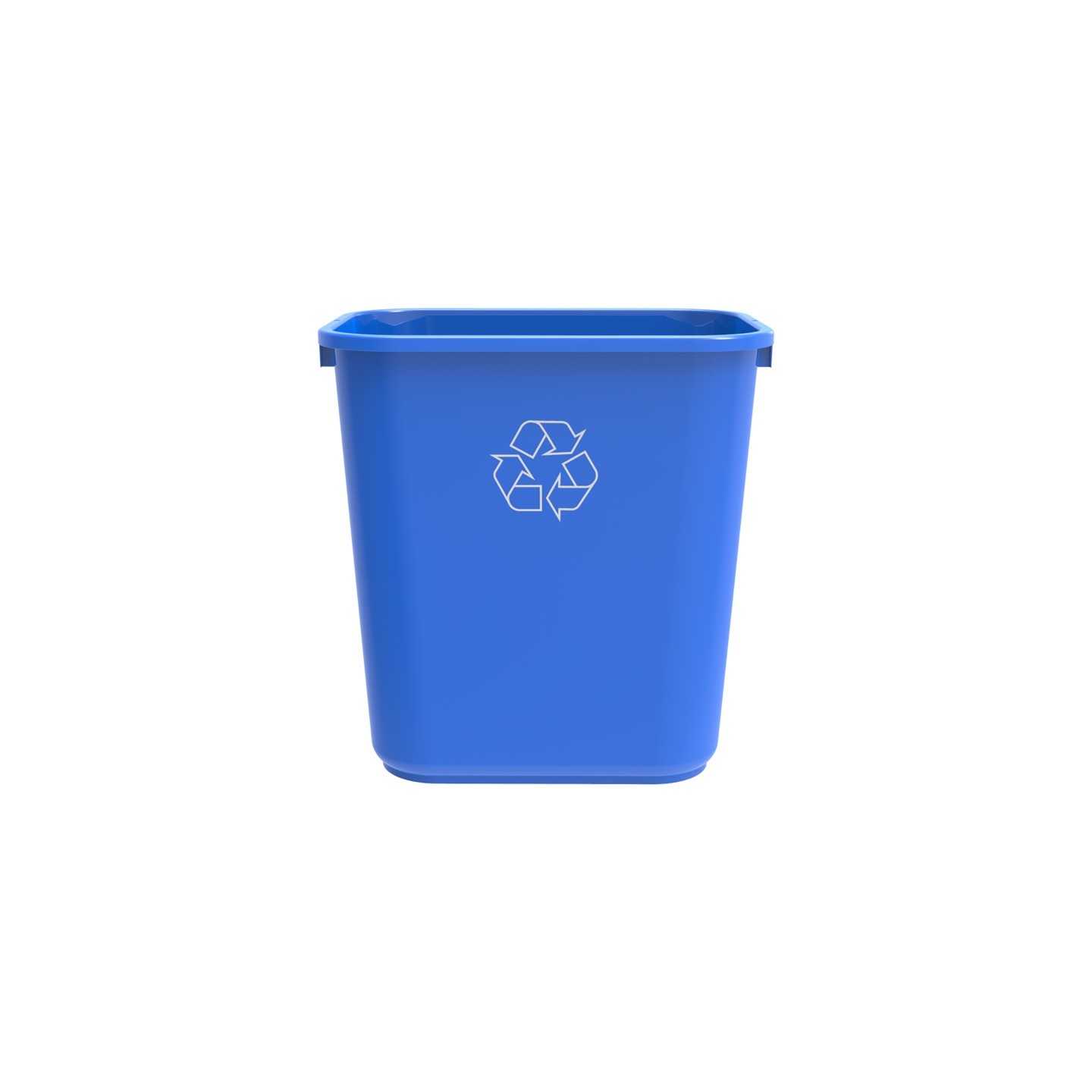 Storex 7 Gallon Recycle Basket, Blue