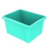 Storex 4 Gallon Storage Bin, Teal
