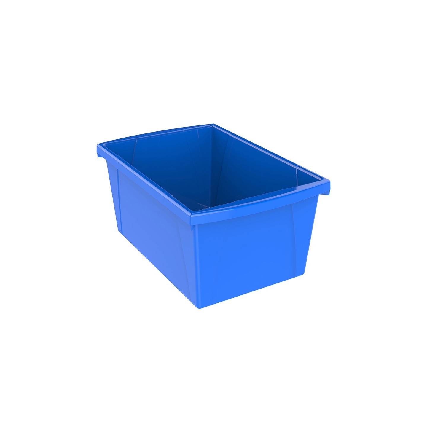 Storex Medium Classroom Storage Bin, Blue