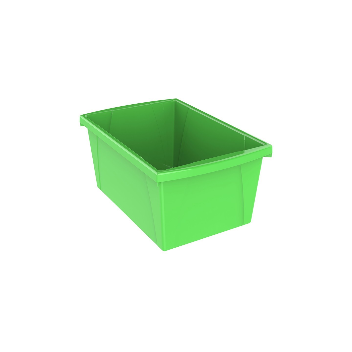 Storex Medium Classroom Storage Bin, Green