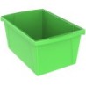 Storex Medium Classroom Storage Bin, Green