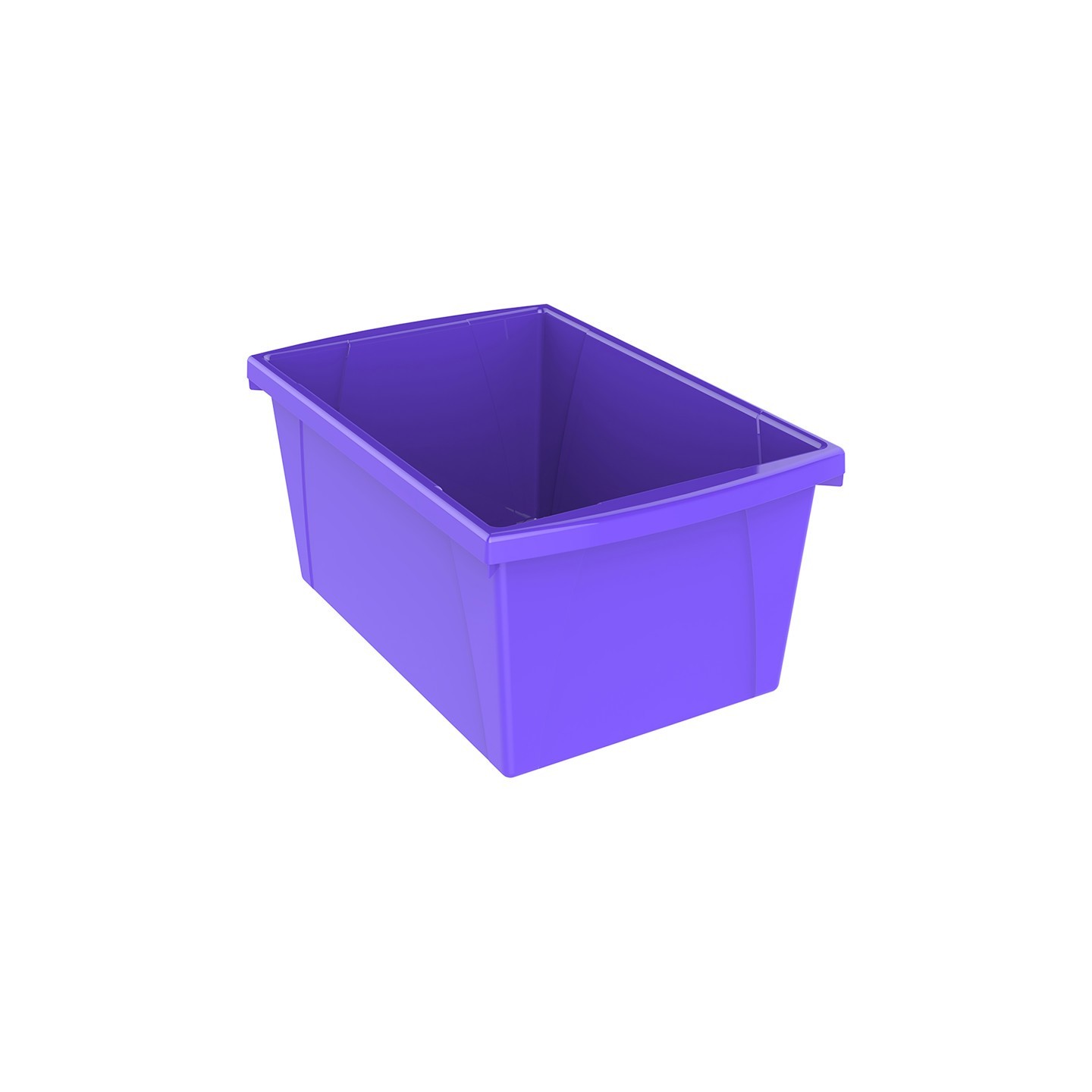 Storex Medium Classroom Storage Bin, Purple
