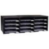 Storex 12 Compartment Literature Organizer Doc Sorter