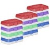 Storex Pencil Case, Assorted Colors, Pack of 12