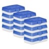 Storex Pencil Case, Blue, Pack of 12