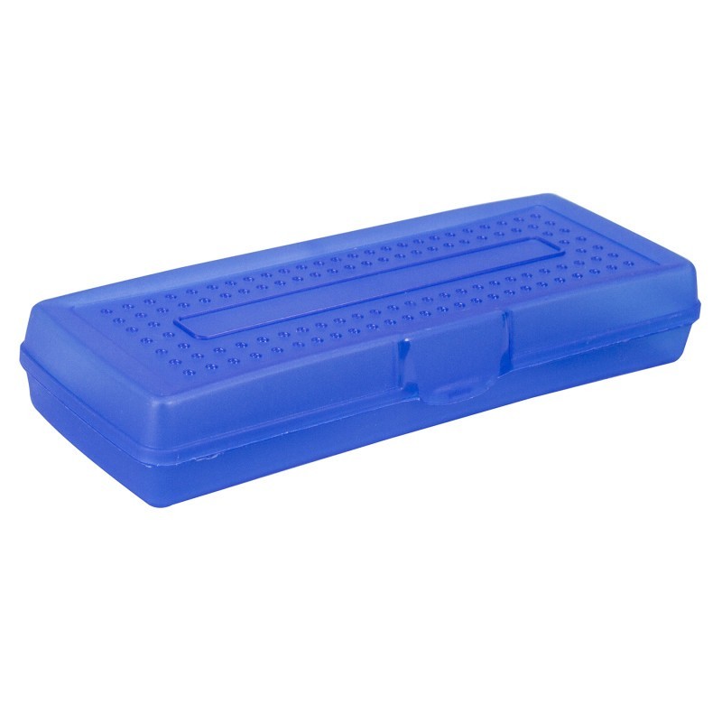 Storex Single Mini Pencil Storage Case, Assorted Colors