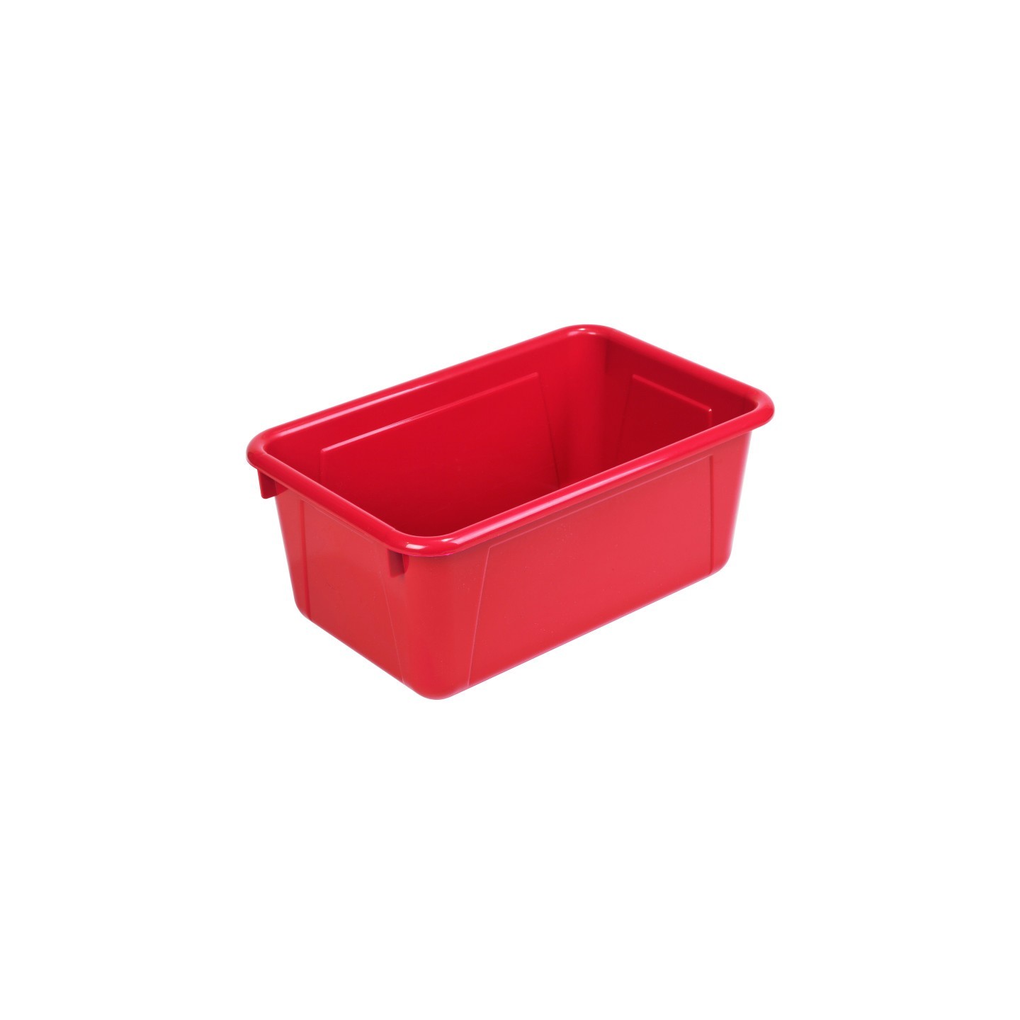 Storex Small Cubby Bin, Red