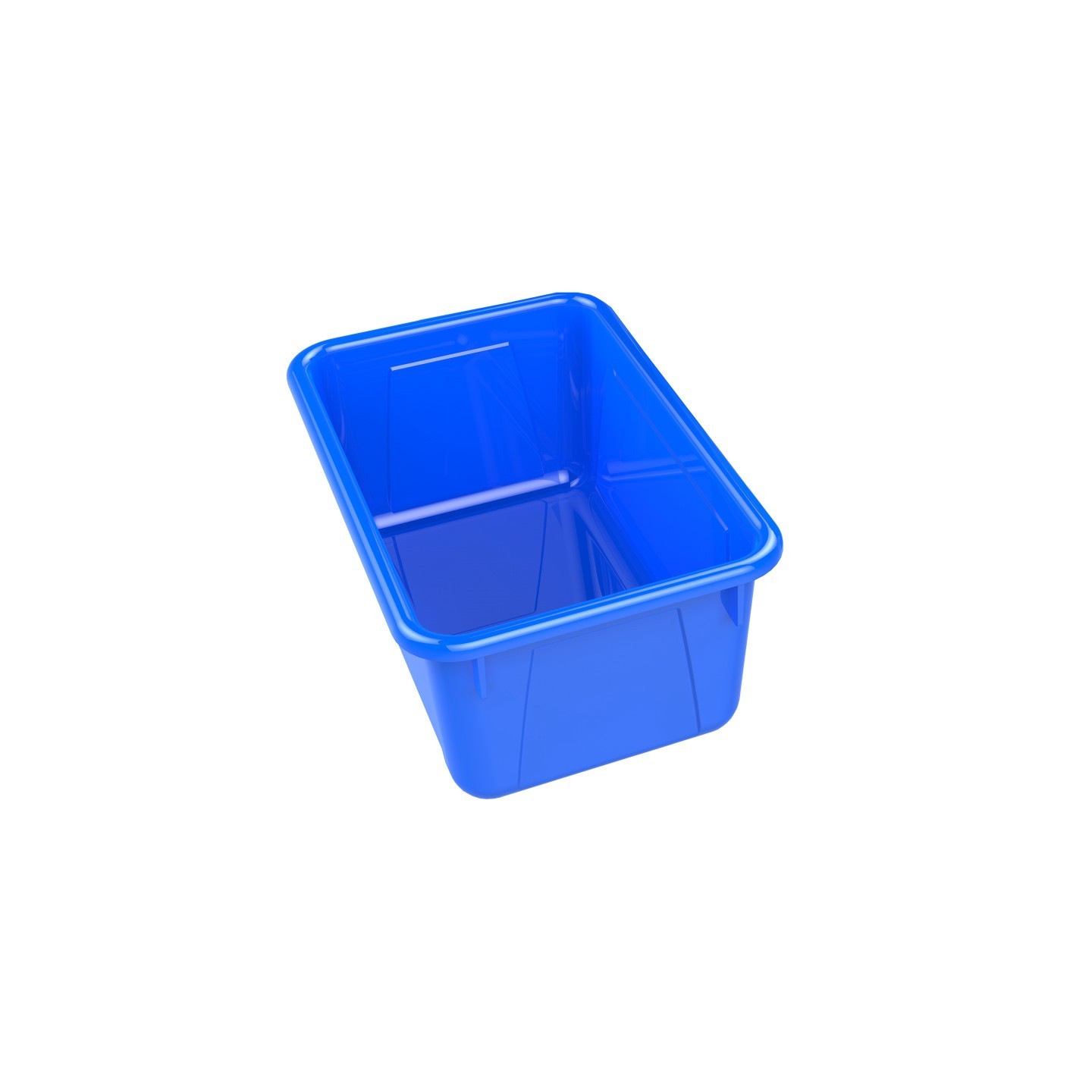 Storex Small Cubby Bin, Blue