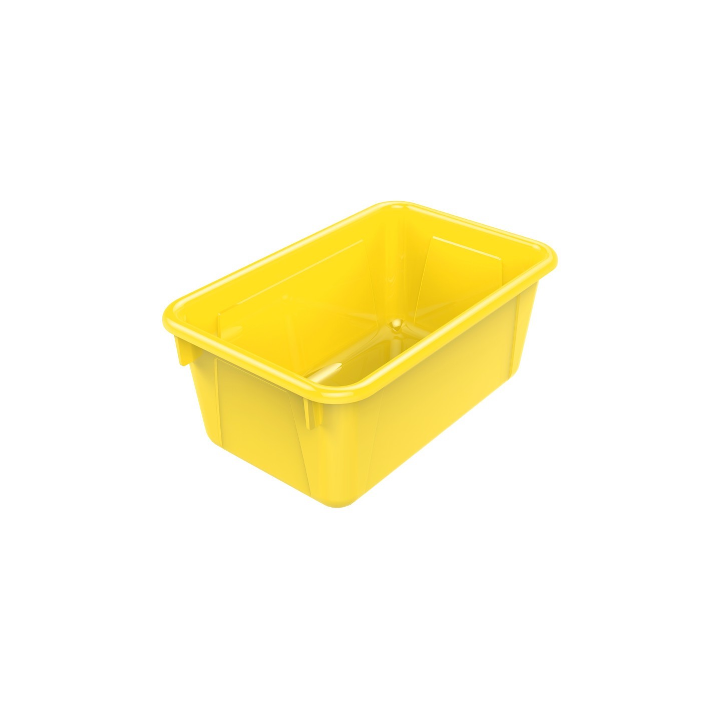 Storex Small Cubby Bin, Yellow