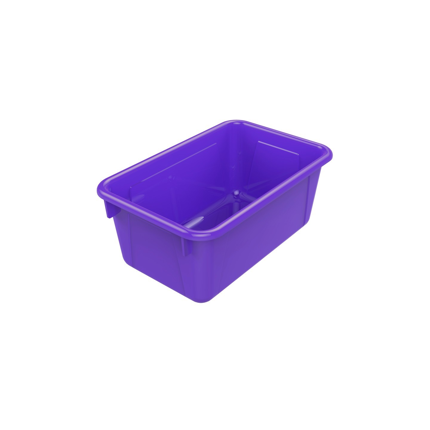 Storex Small Cubby Bin, Purple