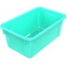 Storex Small Cubby Bin, Teal