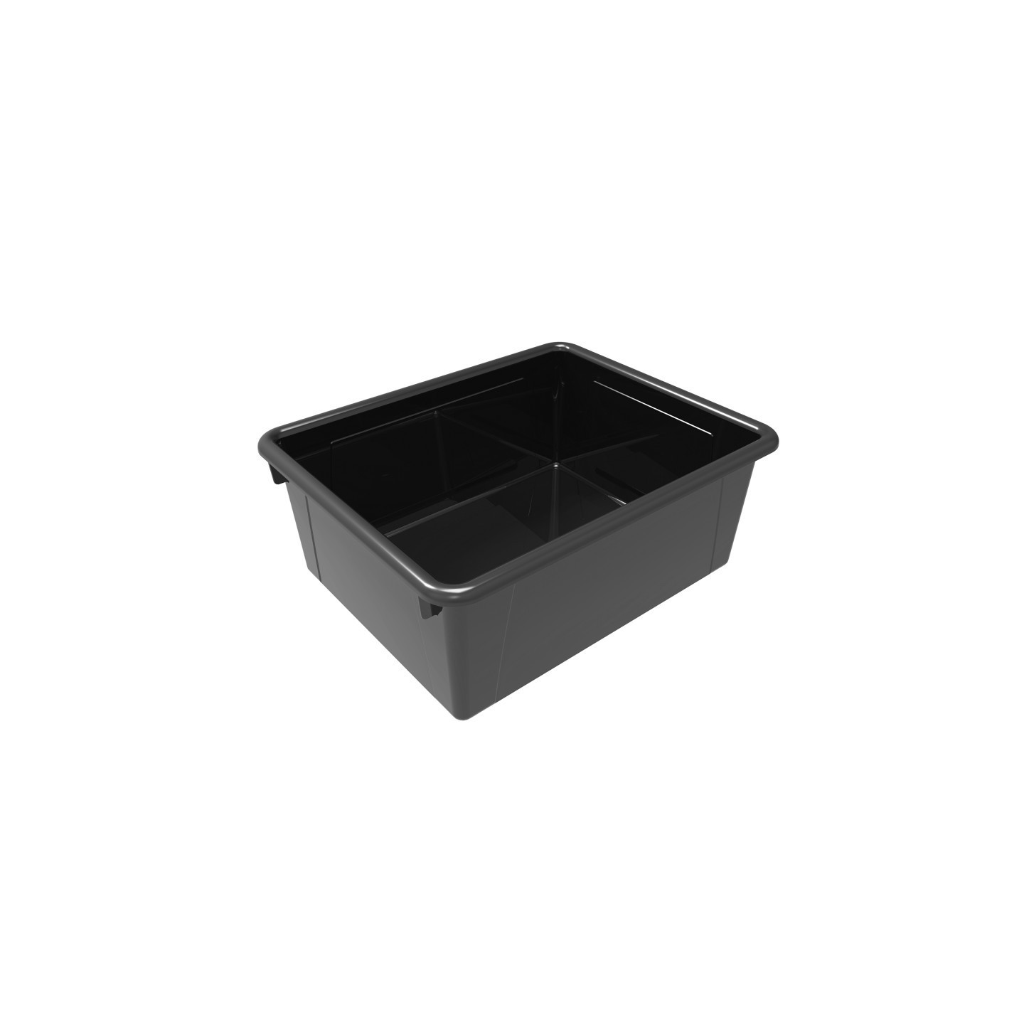 Storex Deep Storage Tray, Black