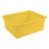 Storex Deep Storage Tray, Yellow