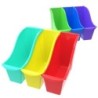 Storex Small Book Bin, Assorted Colors, Set of 6