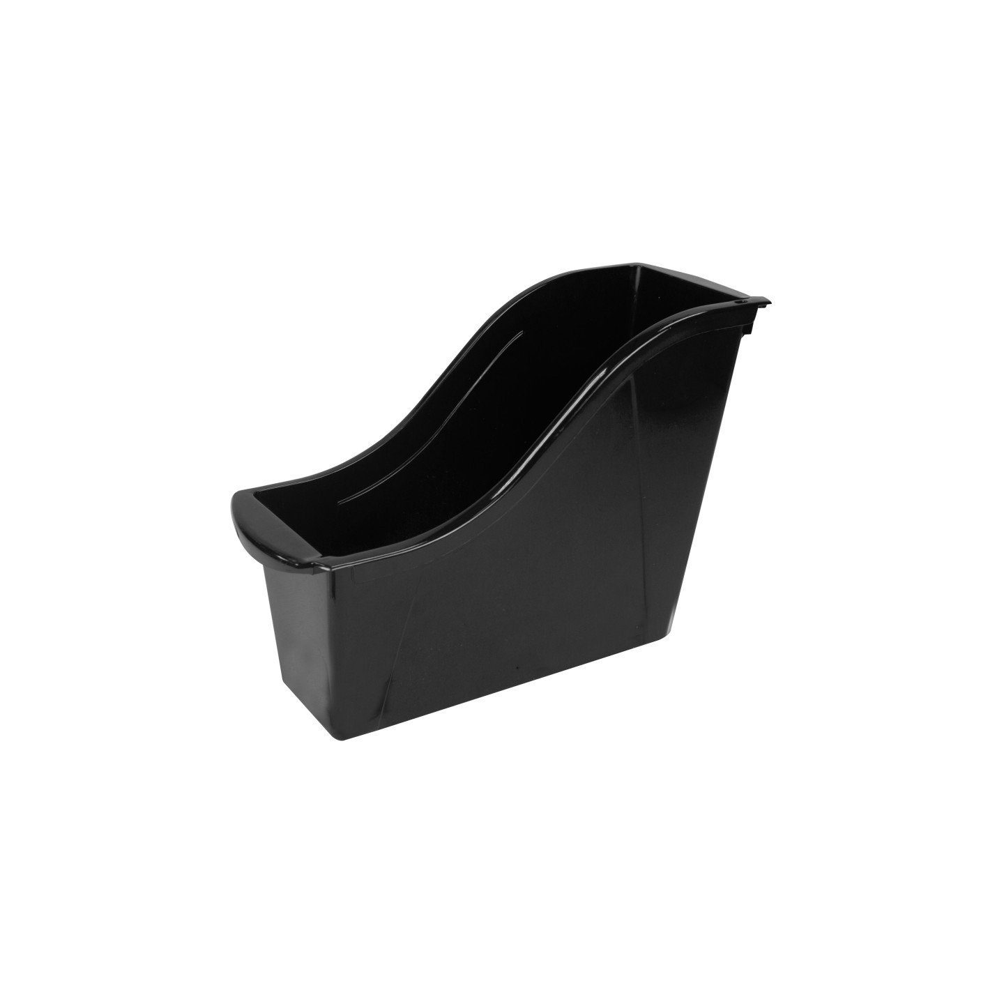 Storex Small Book Bin, Black