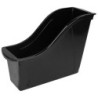 Storex Small Book Bin, Black