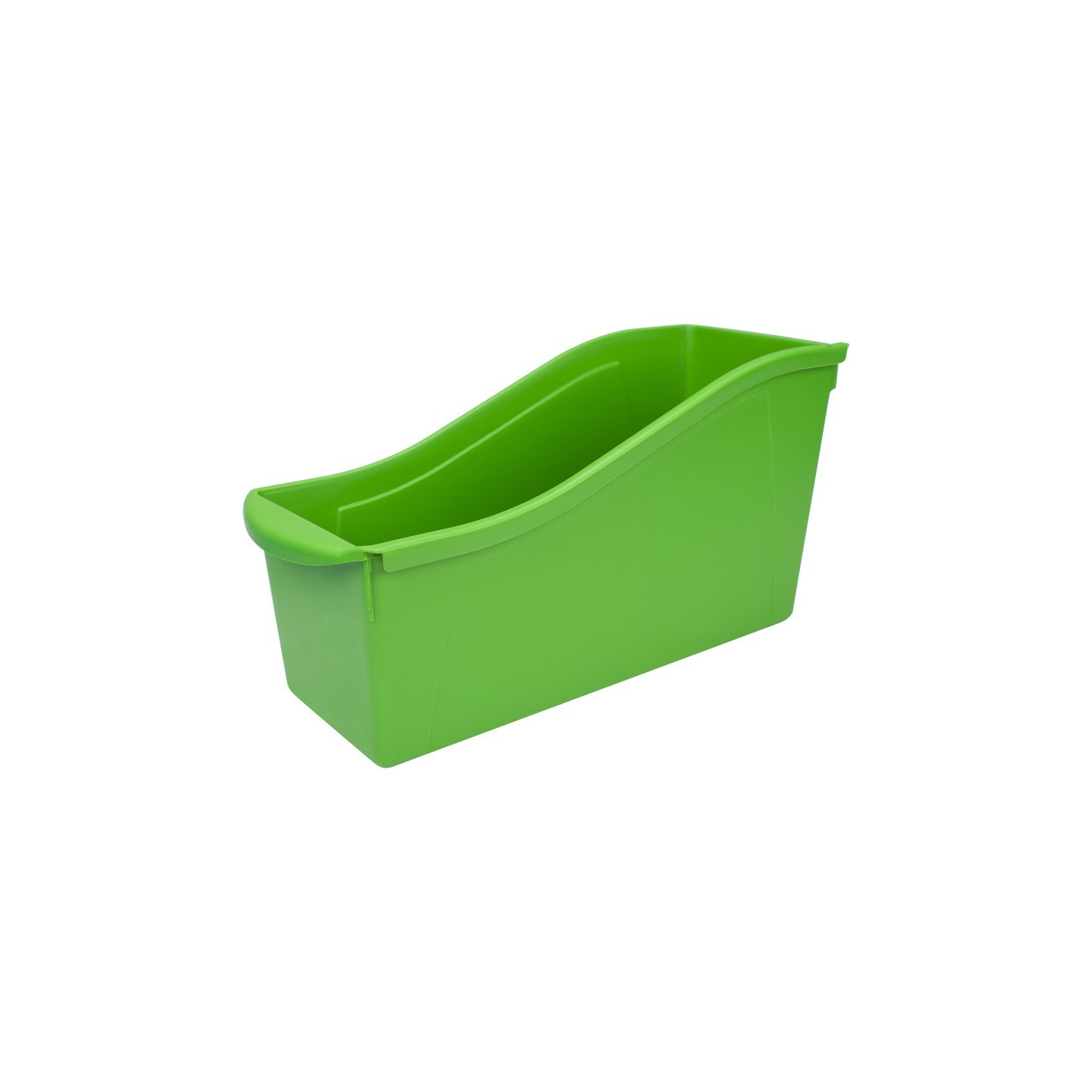 Storex Large Book Bin, Green