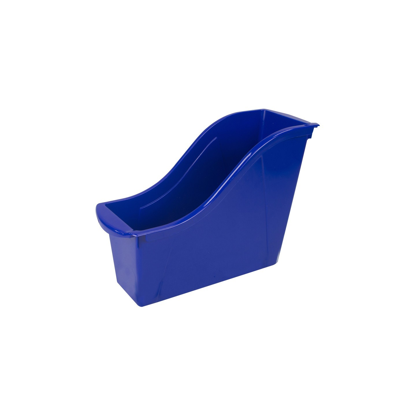 Storex Small Book Bin, Blue