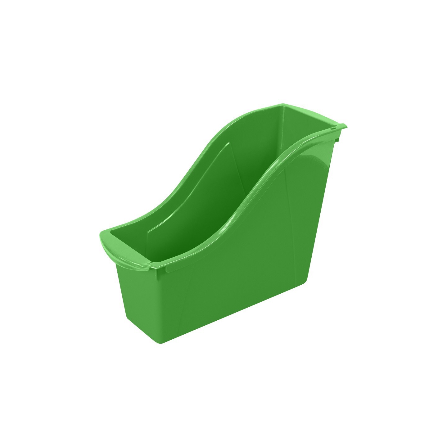 Storex Small Book Bin, Green