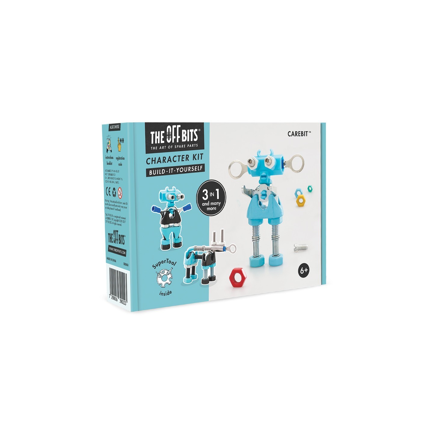 The Off Bits® CAREBIT™ Build-It-Yourself Character Kit
