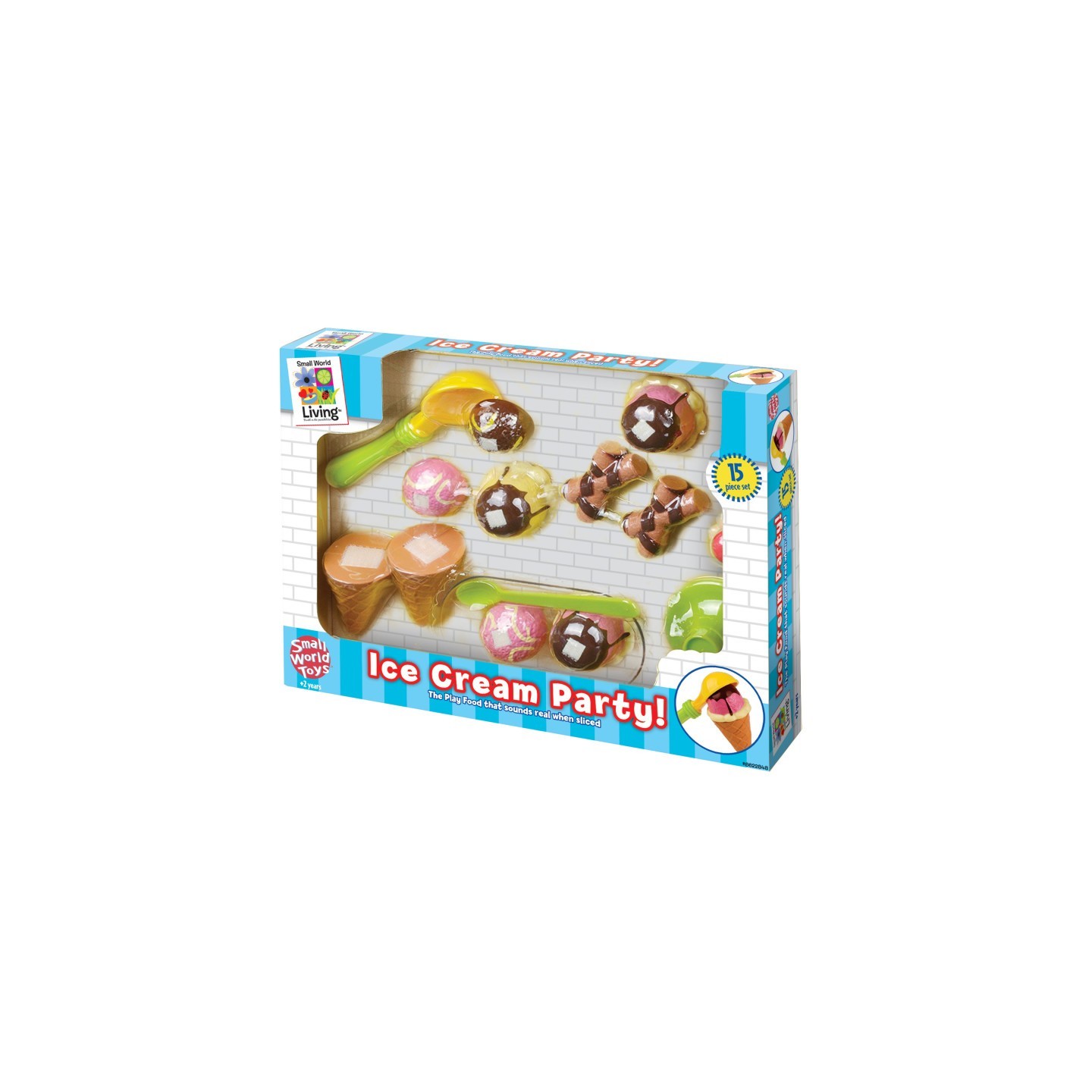 Small World Toys Ice Cream Party! 15-Piece Playset