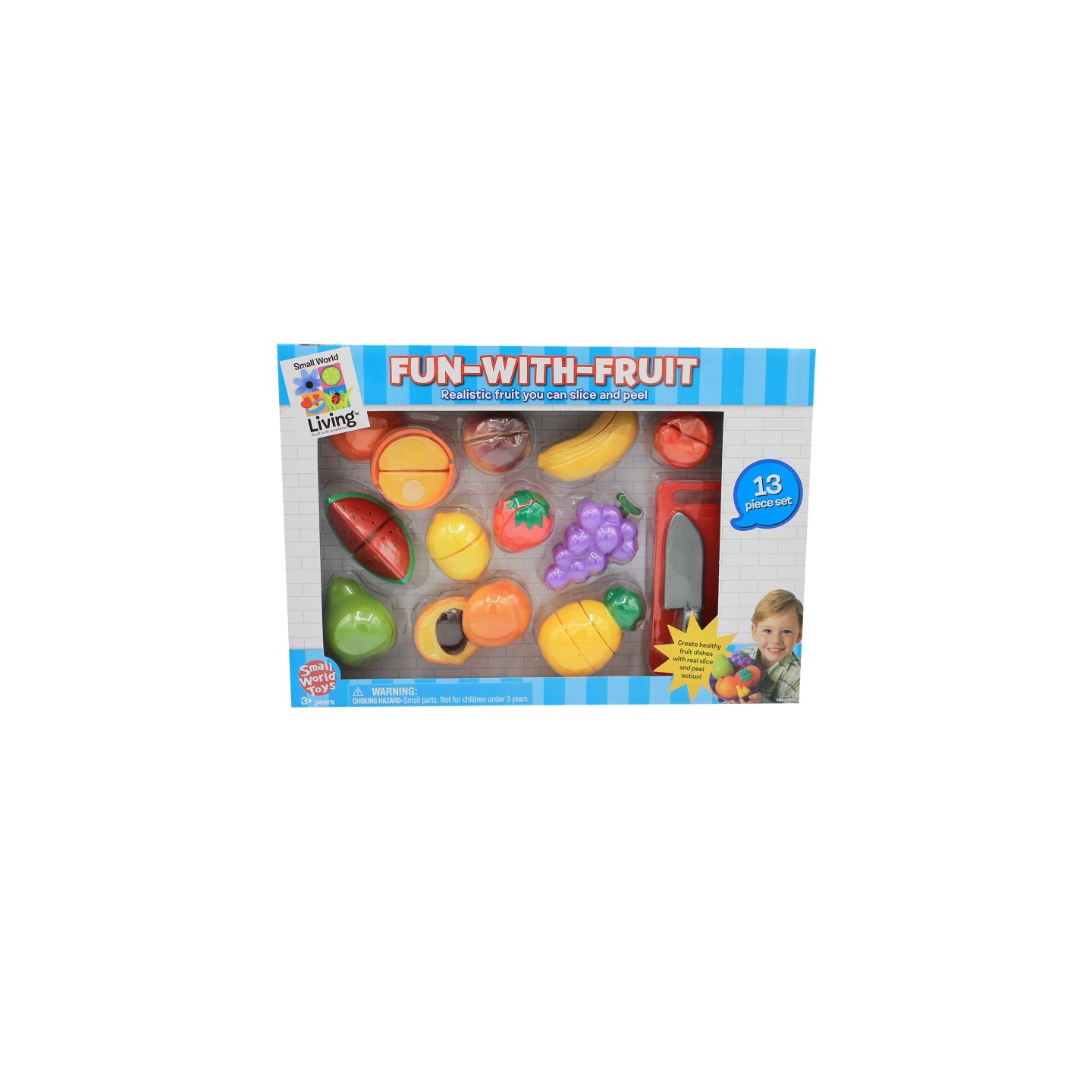 Small World Toys Fun-With-Fruit 13-Piece Playset