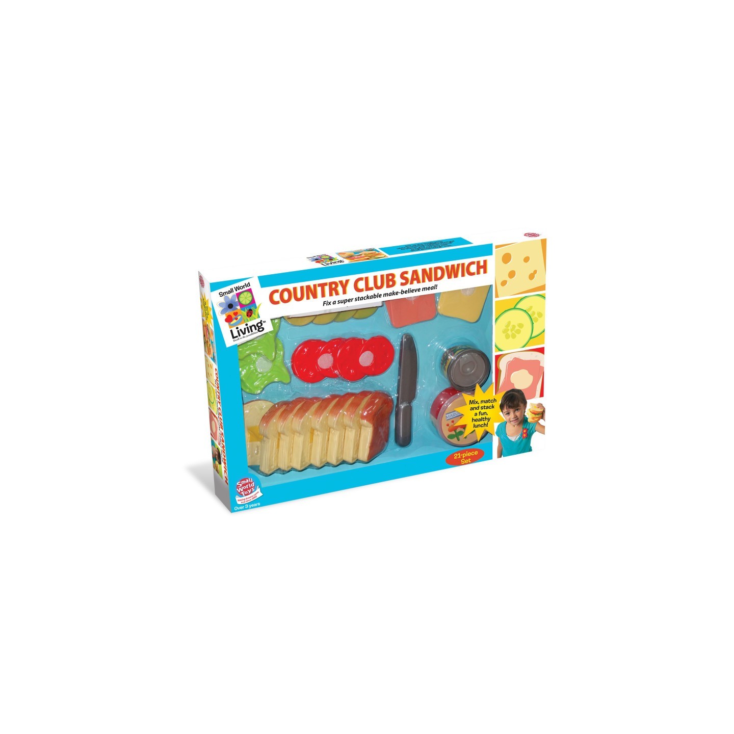 Small World Toys Country Club Sandwich 20-Piece Playset