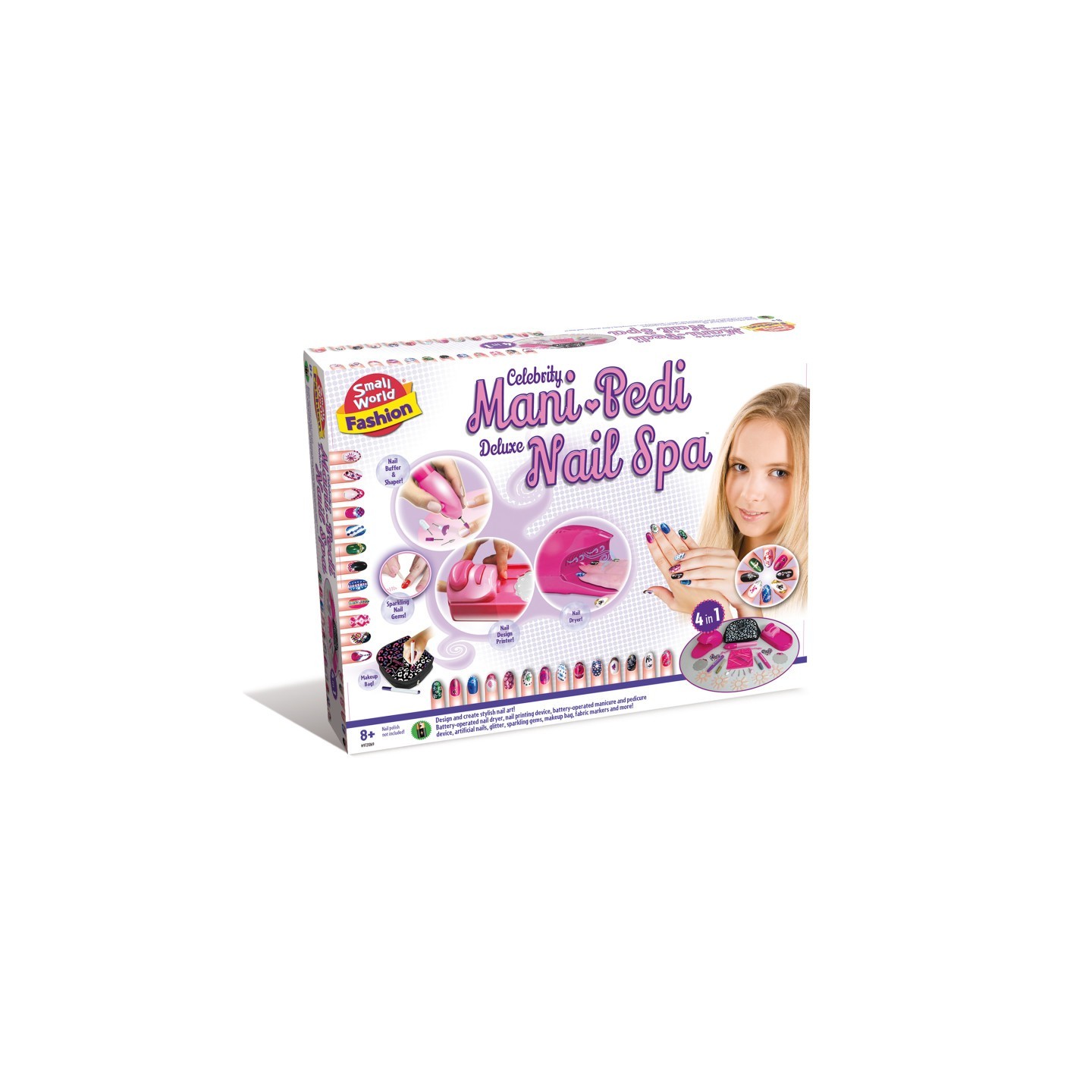 Small World Toys Celebrity Mani Pedi Deluxe Nail Spa Kit