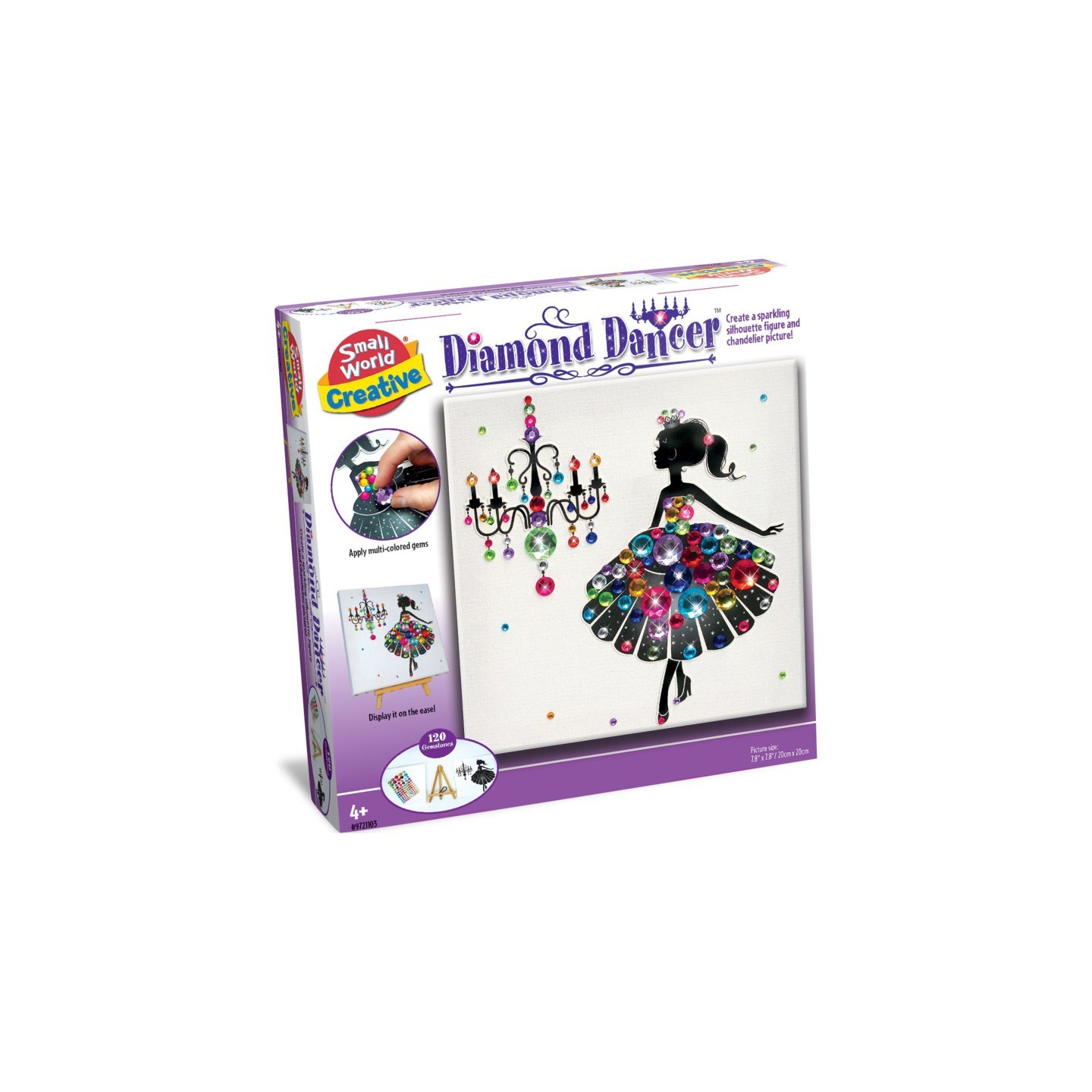 Small World Toys Diamond Dancer Gem Art Kit