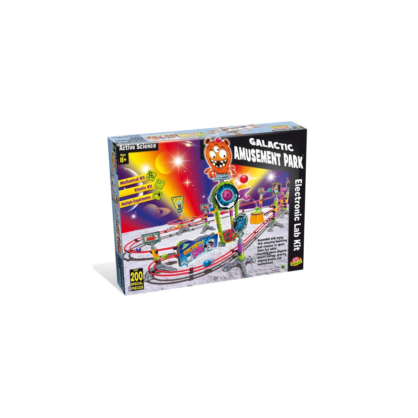 Small World Toys Galactic Amusement Park Active Science Electronic Lab Kit