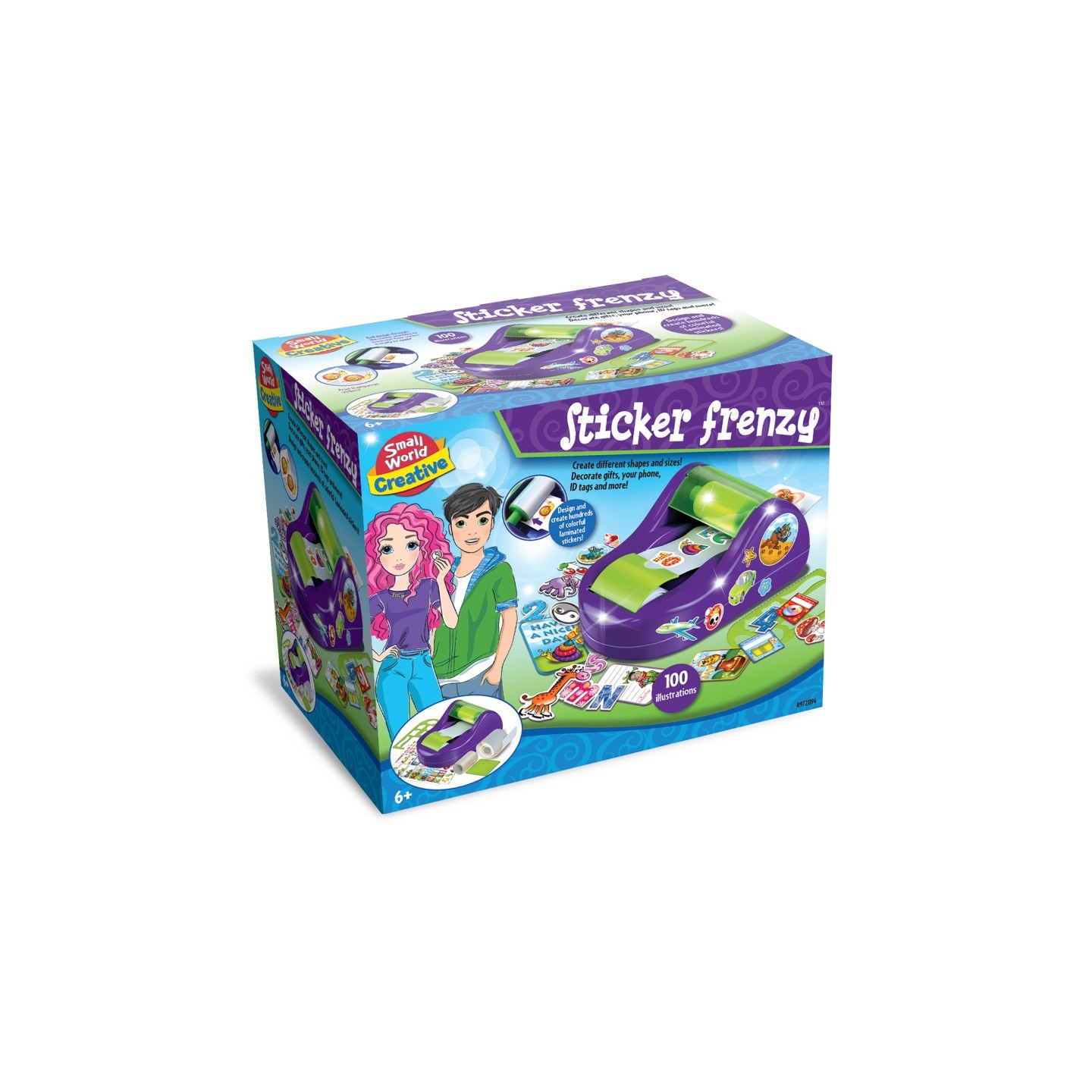 Small World Toys Sticker Frenzy Sticker Creation Kit