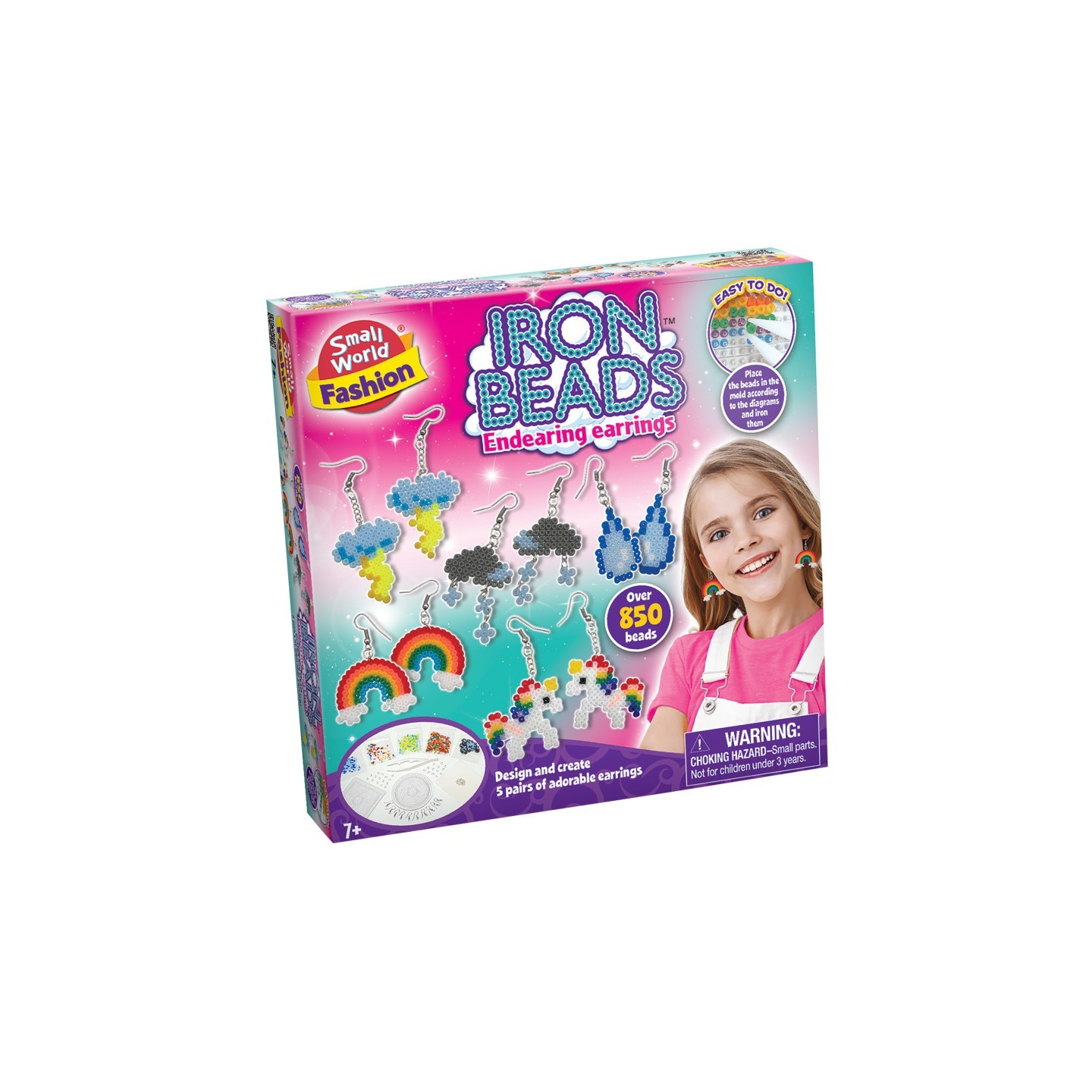 Small World Toys Iron Beads Endearing Earrings Kit