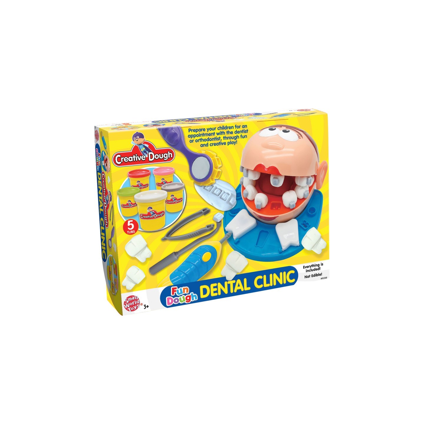 Small World Toys Creative Dough Fun Dough Activity Set - Dental Clinic