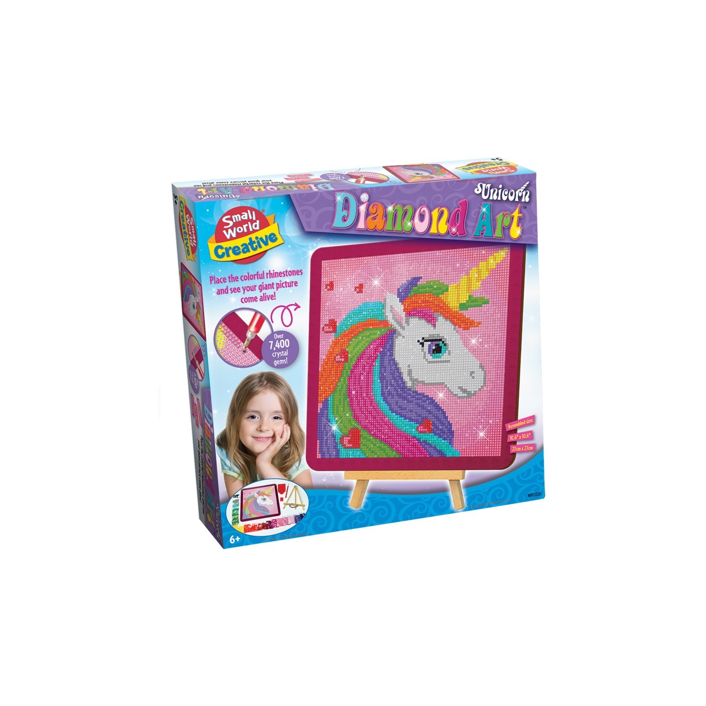 Small World Toys Unicorn Diamond Art Kit