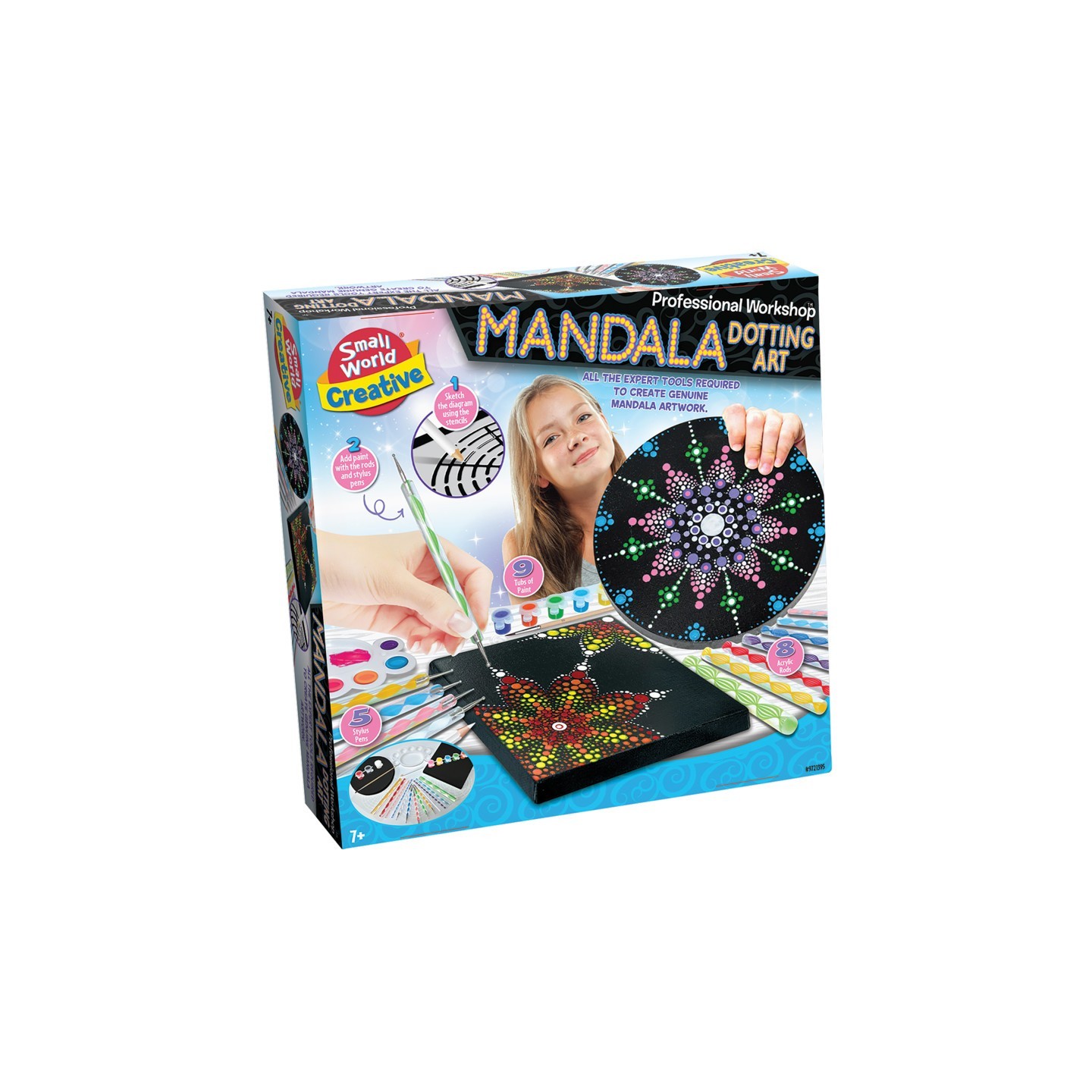 Small World Toys Professional Workshop Mandala Dotting Art