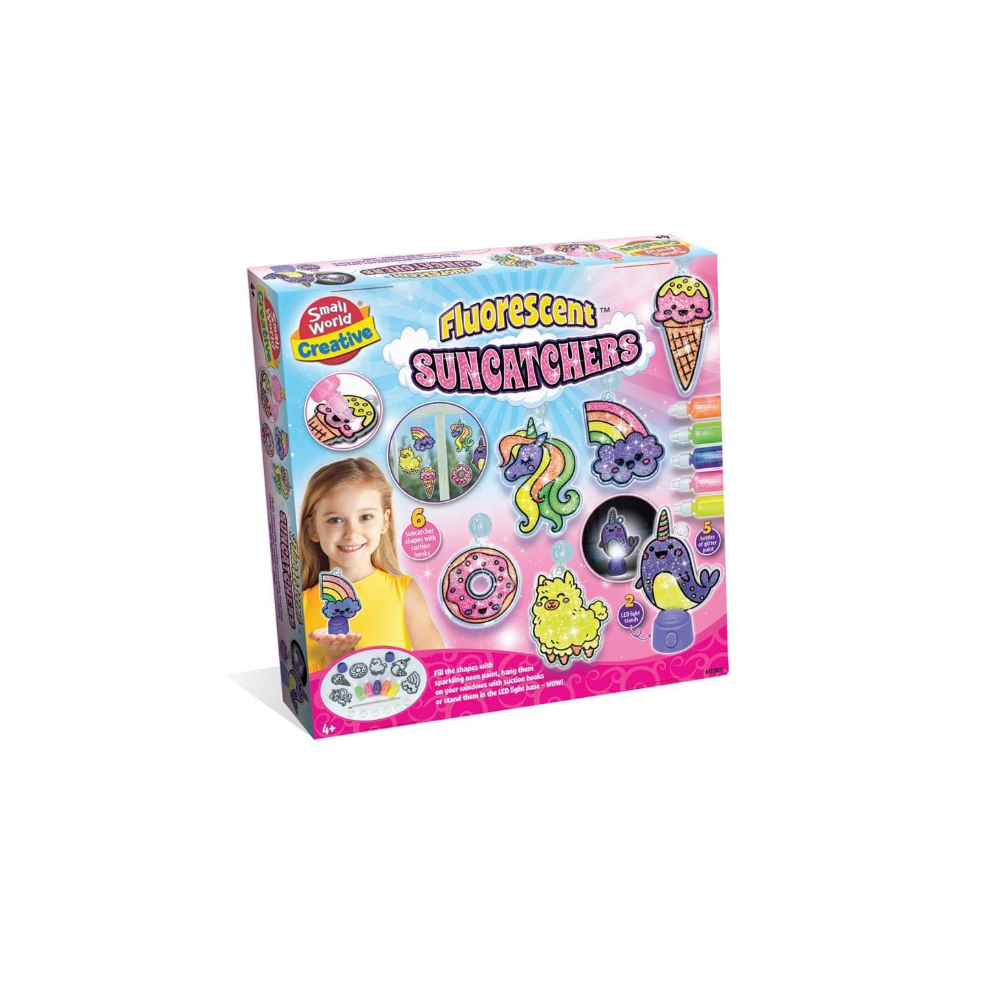 Small World Toys Fluorescent Suncatchers