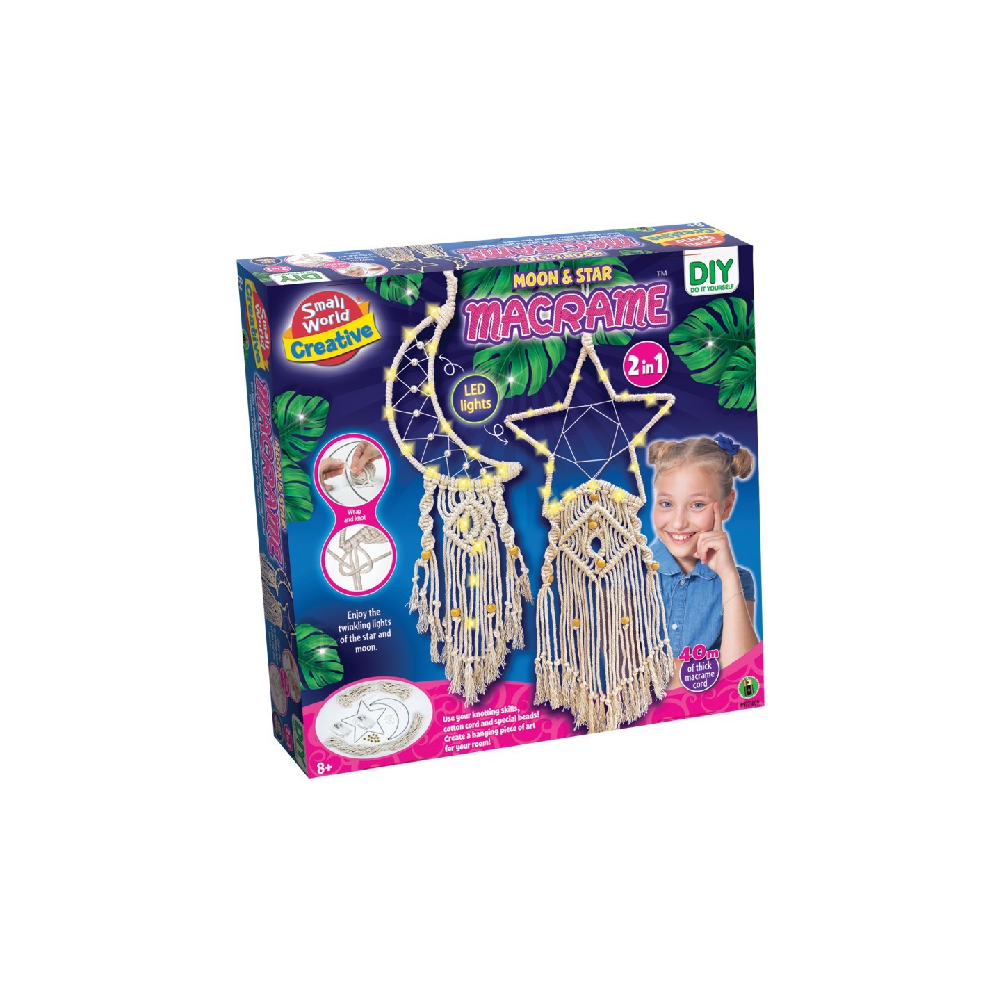 Small World Toys Moon & Star Macrame Kit