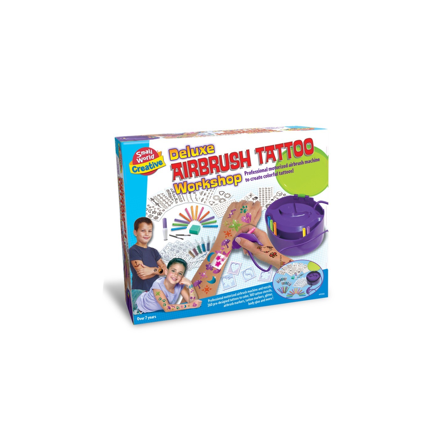 Small World Toys Deluxe Airbrush Tattoo Workshop