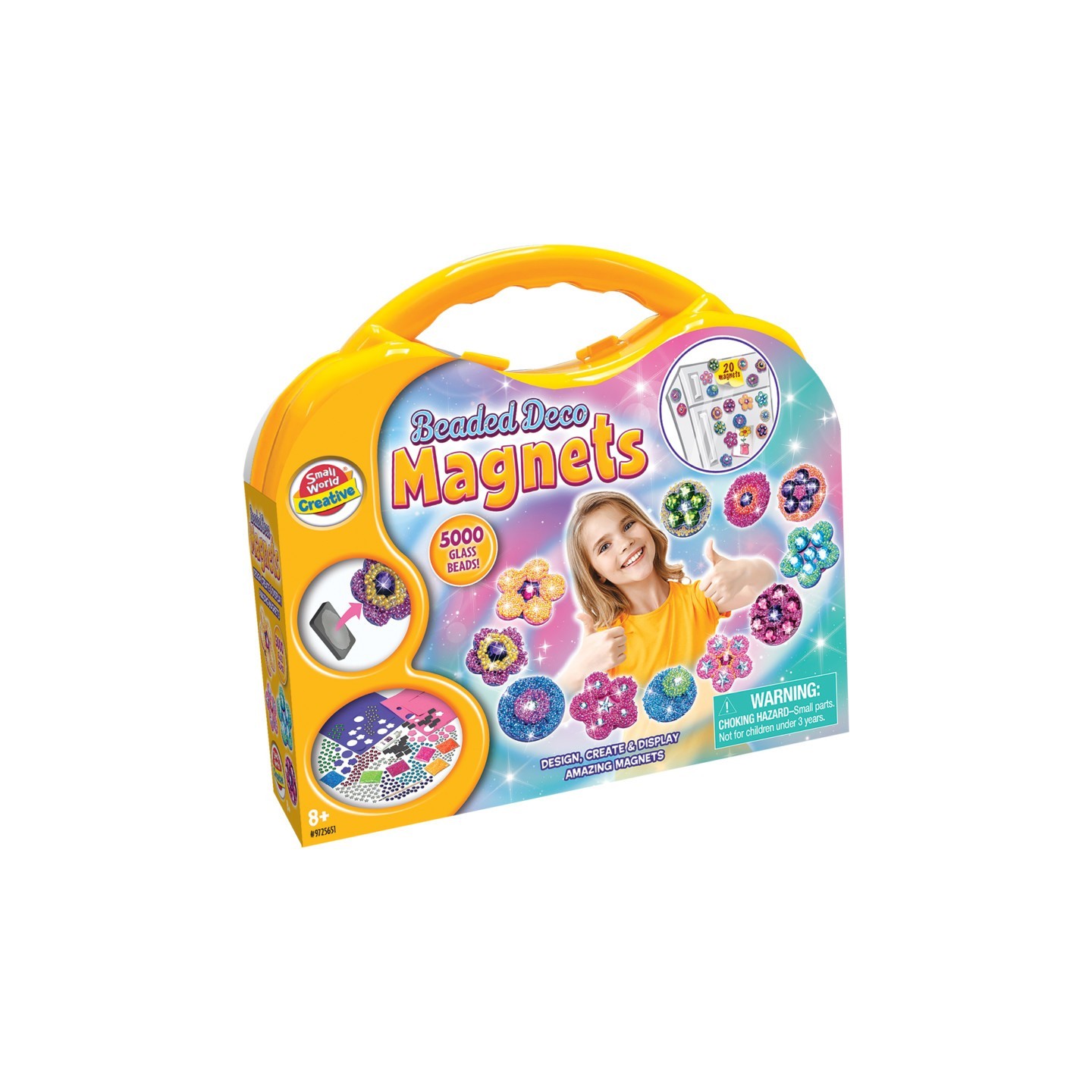 Small World Toys Beaded Deco Magnets Kit