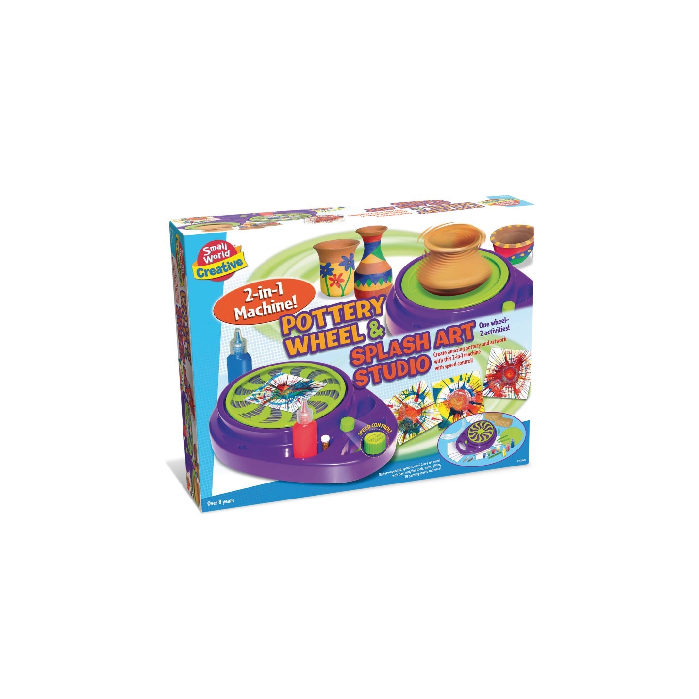 Small World Toys Pottery Wheel & Splash Art Studio