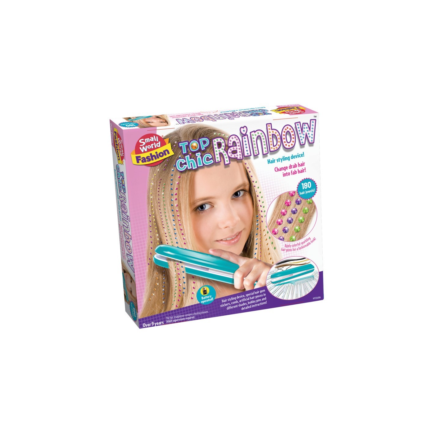 Small World Toys Top Chic Rainbow Hair Art