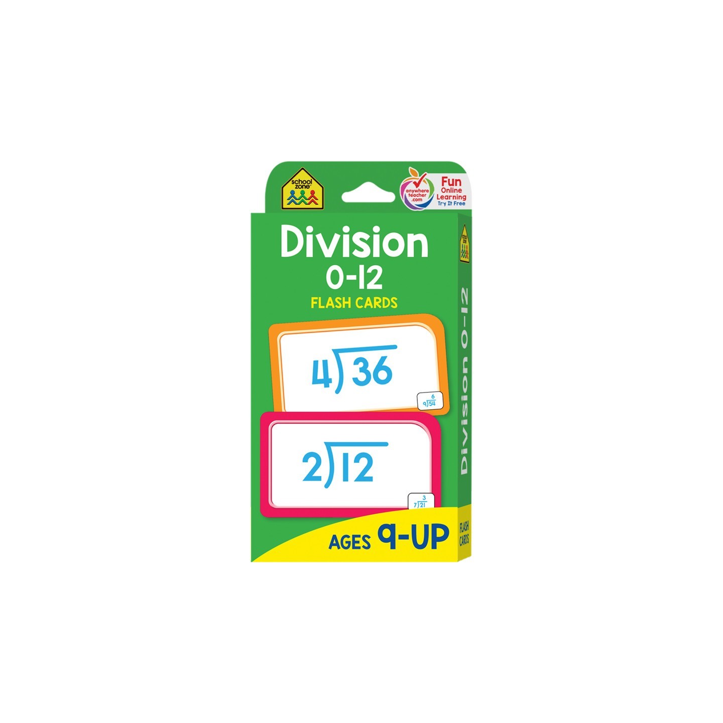 School Zone Publishing Division 0-12 Flash Cards