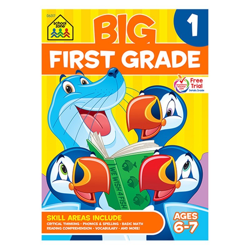 School Zone Publishing BIG Workbook, First Grade